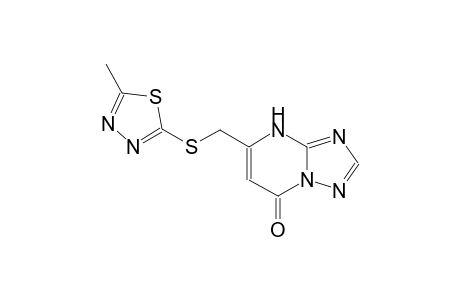 5-{[(5-methyl-1,3,4-thiadiazol-2-yl)sulfanyl]methyl}[1,2,4]triazolo[1,5-a]pyrimidin-7(4H)-one