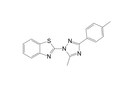1-(2-Benzothiazolyl)-3-(4-methylphenyl)-5-methyl-1,2,4-triazole