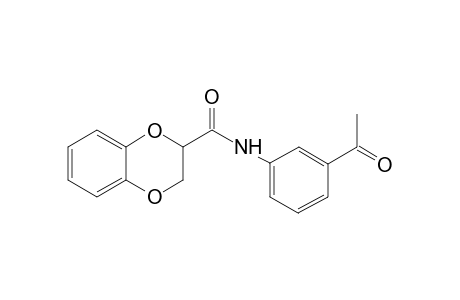 2,3-Dihydro-benzo[1,4]dioxine-2-carboxylic acid (3-acetyl-phenyl)-amide