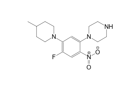 piperazine, 1-[4-fluoro-5-(4-methyl-1-piperidinyl)-2-nitrophenyl]-