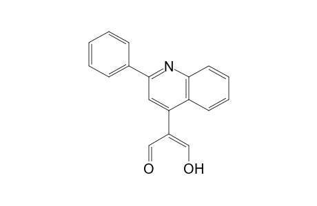 4-Quinolineacetaldehyde, .alpha.-(hydroxymethylene)-2-phenyl-