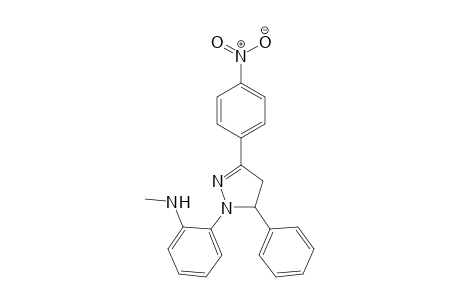 N-methyl-2-[3-(4-nitrophenyl)-5-phenyl-4,5-dihydropyrazolyl]aniline