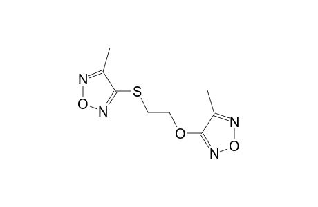 1-(4-methyl-3-furazanyl)thio-2-(4-methyl-3-furazanyl)oxyethane