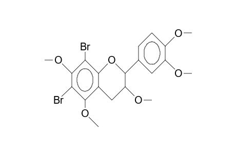 6,8-Dibromo-3,3',4',5,7-penta-O-methyl-catechin