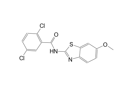 2,5-dichloro-N-(6-methoxy-1,3-benzothiazol-2-yl)benzamide