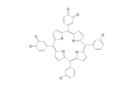 5,10-BIS-(3,4-BENZOQUINONYL)-15,20-BIS-(3-HYDROXYPHENYL)-PORPHYRIN