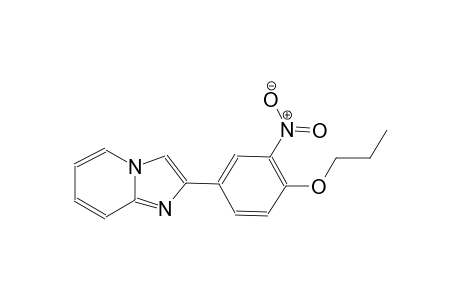 imidazo[1,2-a]pyridine, 2-(3-nitro-4-propoxyphenyl)-