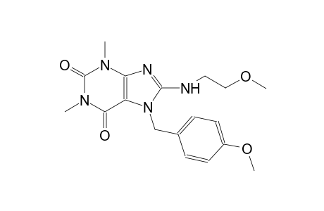 1H-purine-2,6-dione, 3,7-dihydro-8-[(2-methoxyethyl)amino]-7-[(4-methoxyphenyl)methyl]-1,3-dimethyl-