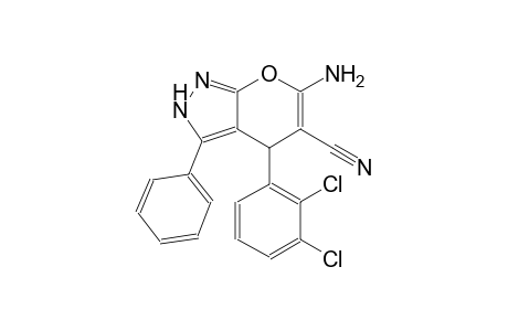 pyrano[2,3-c]pyrazole-5-carbonitrile, 6-amino-4-(2,3-dichlorophenyl)-2,4-dihydro-3-phenyl-