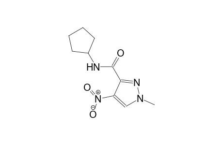 N-cyclopentyl-1-methyl-4-nitro-1H-pyrazole-3-carboxamide