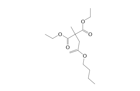 4,4-DICARBETHOXY-2-N-BUTOXY-1-PENTENE