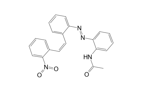 Acetamide, N-[2-[[2-[2-(2-nitrophenyl)ethenyl]phenyl]azo]phenyl]-