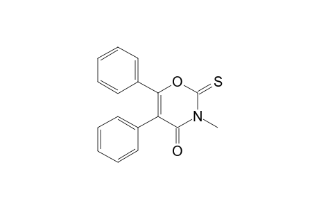 3-Methyl-5,6-diphenyl-2-thioxo-2H-1,3-oxazin-4(3H)-one
