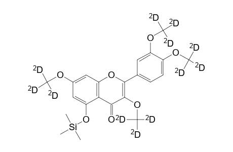 3,7,3',4'-tetra-O-trideuteriomethyl-5-O-trimethylsilylquercetin