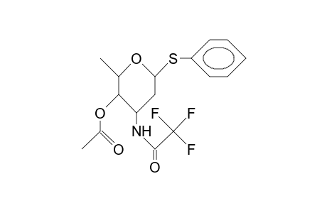 Phenyl 4-O-acetyl-3-trifluoroacetamido-2,3-dideoxy-L-rhamnothioglycoside