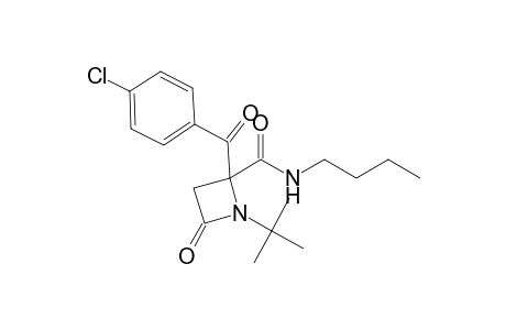 1-(tert-Butyl)-N-butyl-2-(4-chlorobenzoyl)-4-oxoazetidine-2-carboxamide