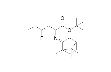 t-Butyl 4'-fluoro-2-(1",7",7"-trimethylbicyclo[2.2.1]hept-2"-ylidene)amino-5-methylhexanoate