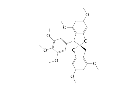 (2R,3R)-2-(3,4,5-TRIMETHOXYPHENYL)-4,4',6,6'-TETRA-METHOXY-3,2'-SPIROBI-[2,3-DIHYDRO-[1]-BENZOFURAN]