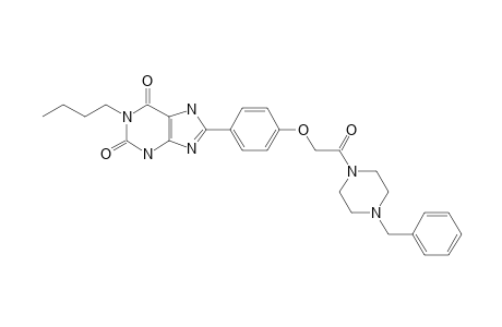 1-BUTYL-8-[4-[(4-BENZYLPIPERAZIN-1-YL)-2-OXOETHOXY]-PHENYL]-XANTHINE
