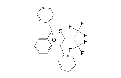 3,4-DIHYDRO-1,4-DIPHENYL-3-(HEXAFLUOROISOPROPYLIDENE)-1,4-EPOXY-1H-[2]-BENZOTHIOPYRANE