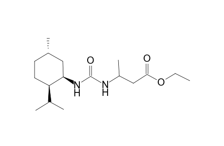 3-[3-((1R,2R,5S)-2-Isopropyl-5-methyl-cyclohexyl)-ureido]-butanoic acid ethylester