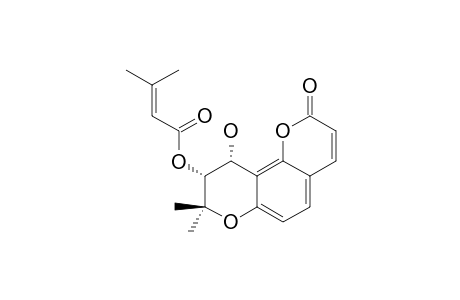 PEUJAPONISINOL-A;3'(S)-SENECIOYLOXY-4'(S)-HYDROXY-3',4'-DIHYDROSESELIN