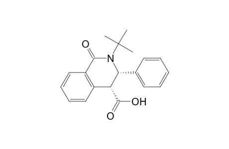 4-Isoquinolinecarboxylic acid, 2-(1,1-dimethylethyl)-1,2,3,4-tetrahydro-1-oxo-3-phenyl-, cis-