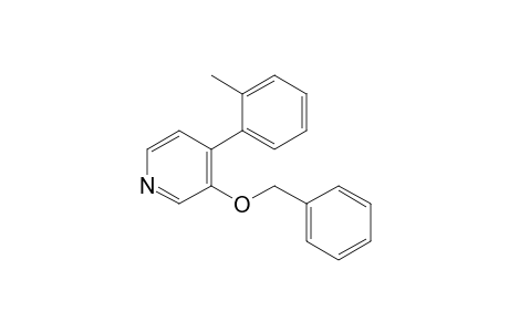 3-Benzyloxy-4-(2-methylphenyl)pyridine