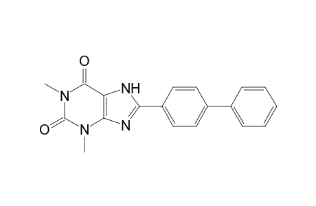 1,3-Dimethyl-8-(4-phenylphenyl)-7H-purine-2,6-dione