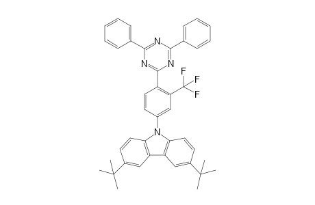 3,6-ditert-butyl-9-[4-(4,6-diphenyl-1,3,5-triazin-2-yl)-3-(trifluoromethyl)phenyl]carbazole