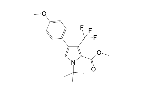 Methyl 1-tert-Butyl-3(4)-trifluoromethyl-4(3)-(4-methoxyphenyl)pyrrole-2-carboxylate