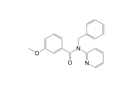 N-benzyl-3-methoxy-N-(2-pyridinyl)benzamide