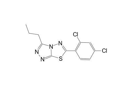6-(2,4-dichlorophenyl)-3-propyl[1,2,4]triazolo[3,4-b][1,3,4]thiadiazole
