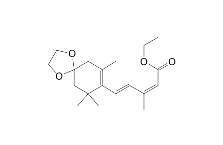 2,4-Pentadienoic acid, 3-methyl-5-(7,9,9-trimethyl-1,4-dioxaspiro[4.5]dec-7-en-8-yl)-, ethyl ester, (Z,E)-