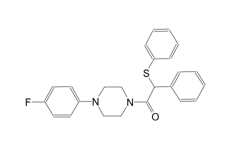 2-[4-(4-fluorophenyl)-1-piperazinyl]-2-oxo-1-phenylethyl phenyl sulfide
