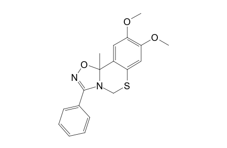 8,9-DIMETHOXY-10B-METHYL-3-PHENYL-1,2,4-OXADIAZOLO-[4,5-C]-[1,3]-BENZOTHIAZINE