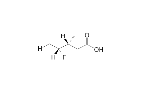 (THREO)-3-METHYL-4-FLUOROPENTANOIC ACID