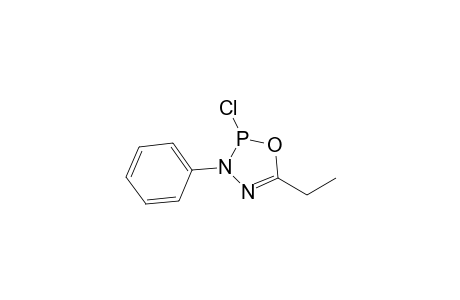 2-Chloro-3-phenyl-5-ethyl-2,3-dihydro-1,3,4,2-oxadiazaphosphole