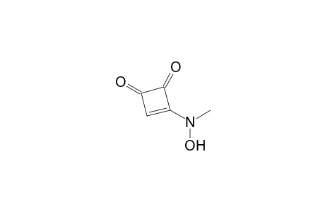 3-(N-Hydroxy-N-methylamino)-3-cyclobuten-1,2-dione