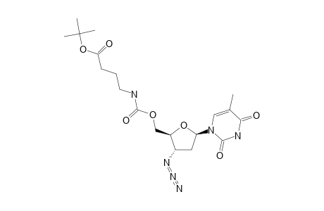 3'-AZIDO-3'-DEOXYTHYMIDIN-5'-YL-N-[3-(TERT.-BUTOXYCARBONYL)-PROPYL]-CARBAMATE
