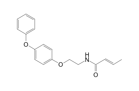 2-Butenamide, N-[2-(4-phenoxyphenoxy)ethyl]-
