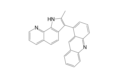 2-Methyl-3-(9-acridinyl)pyrrolo;3,2-h]quinoline