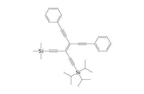 1-Phenyl-3-(phenylethynyl)-6-(triisopropylsilyl)-4-[(trimethylsilyl)ethynyl]hex-3-ene-1,5-diyne