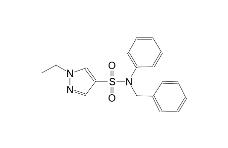 N-benzyl-1-ethyl-N-phenyl-1H-pyrazole-4-sulfonamide