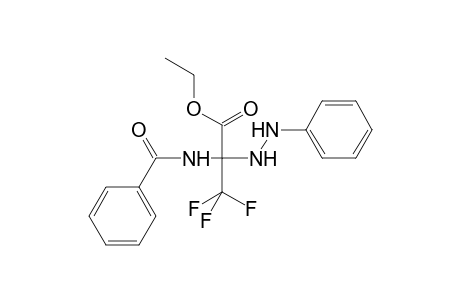 Propanoic acid, 2-(benzoylamino)-3,3,3-trifluoro-2-(2-phenylhydrazino)-, ethyl ester