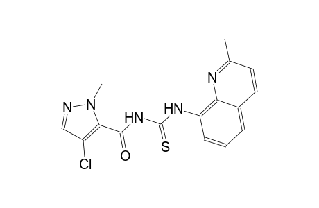 N-[(4-chloro-1-methyl-1H-pyrazol-5-yl)carbonyl]-N'-(2-methyl-8-quinolinyl)thiourea