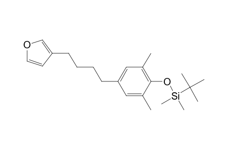 1-[(tert-Butyldimethylsilyl)oxy]-2,6-dimethyl-4-[4-(3-furanyl)butyl]benzene