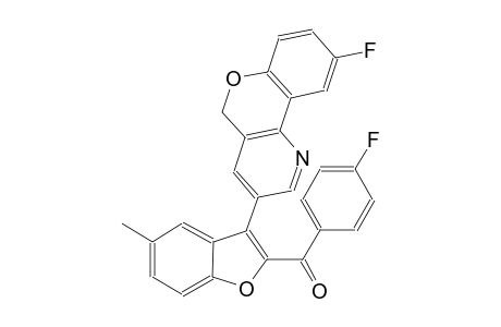 [3-(9-fluoro-5H-chromeno[4,3-b]pyridin-3-yl)-5-methyl-1-benzofuran-2-yl](4-fluorophenyl)methanone
