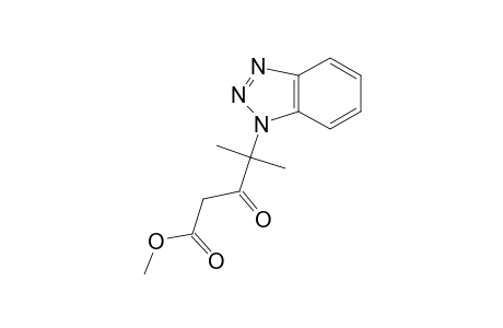 1H-1,2,3-benzotriazole-1-butanoic acid, .gamma.,.gamma.-dimethyl-.beta.-oxo-, methyl ester