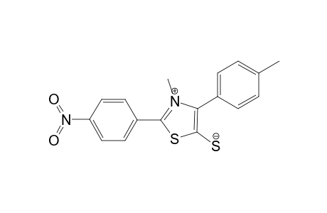 2-(4-NITROPHENYL)-3-METHYL-4-(4-METHYLPHENYL)-1,3-THIAZOLIUM-5-THIOLATE